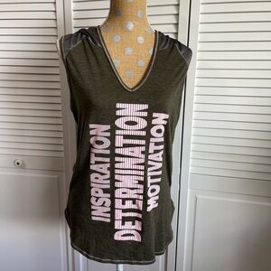 EVCR tank top with hood